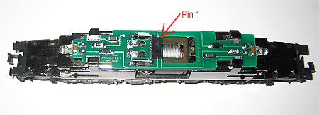 Lage von Pin 1